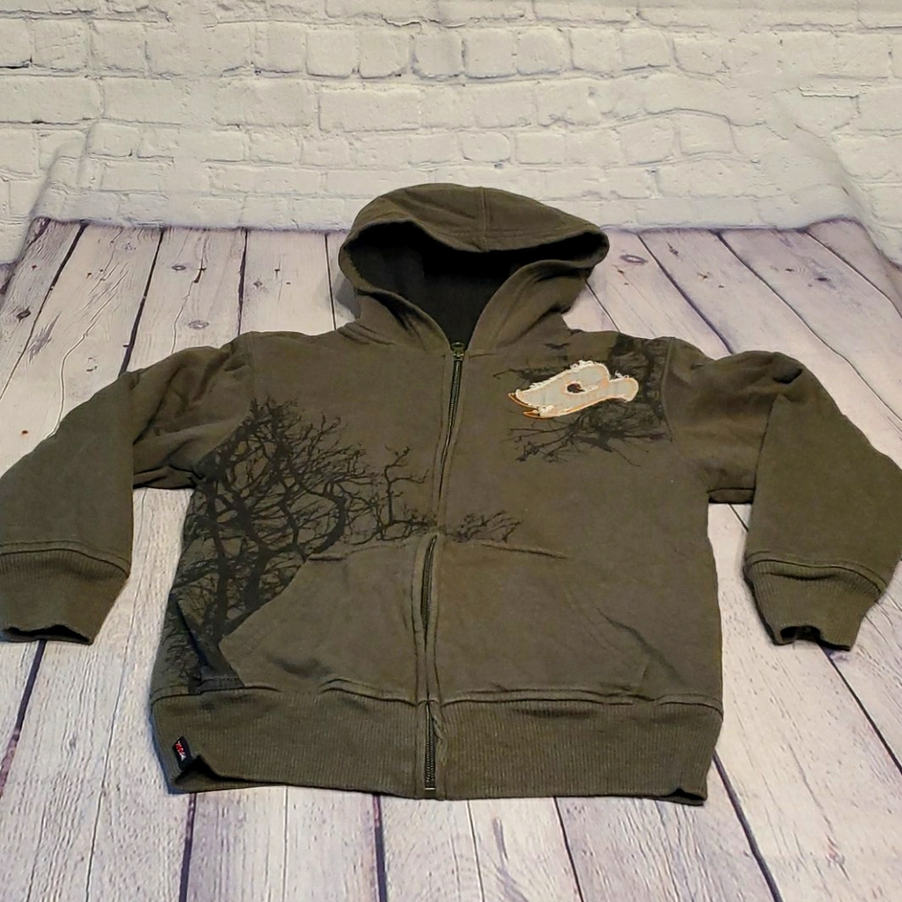 ⚘️2 For $10 Item⚘️ EUC Tony Hawk Fleece Zip Up Hoodie Size 7